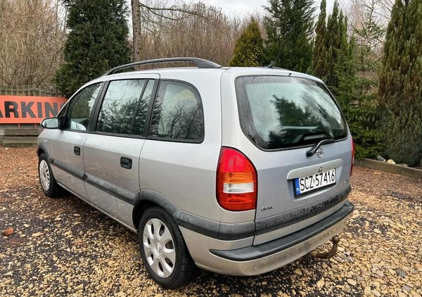 Opel Zafira cena 6250 przebieg: 313100, rok produkcji 2001 z Częstochowa małe 137